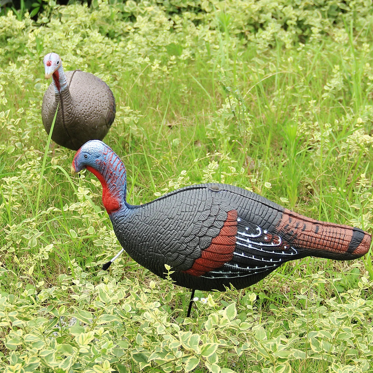 Realistic Jake and Hen (Pair) Turkey Decoys