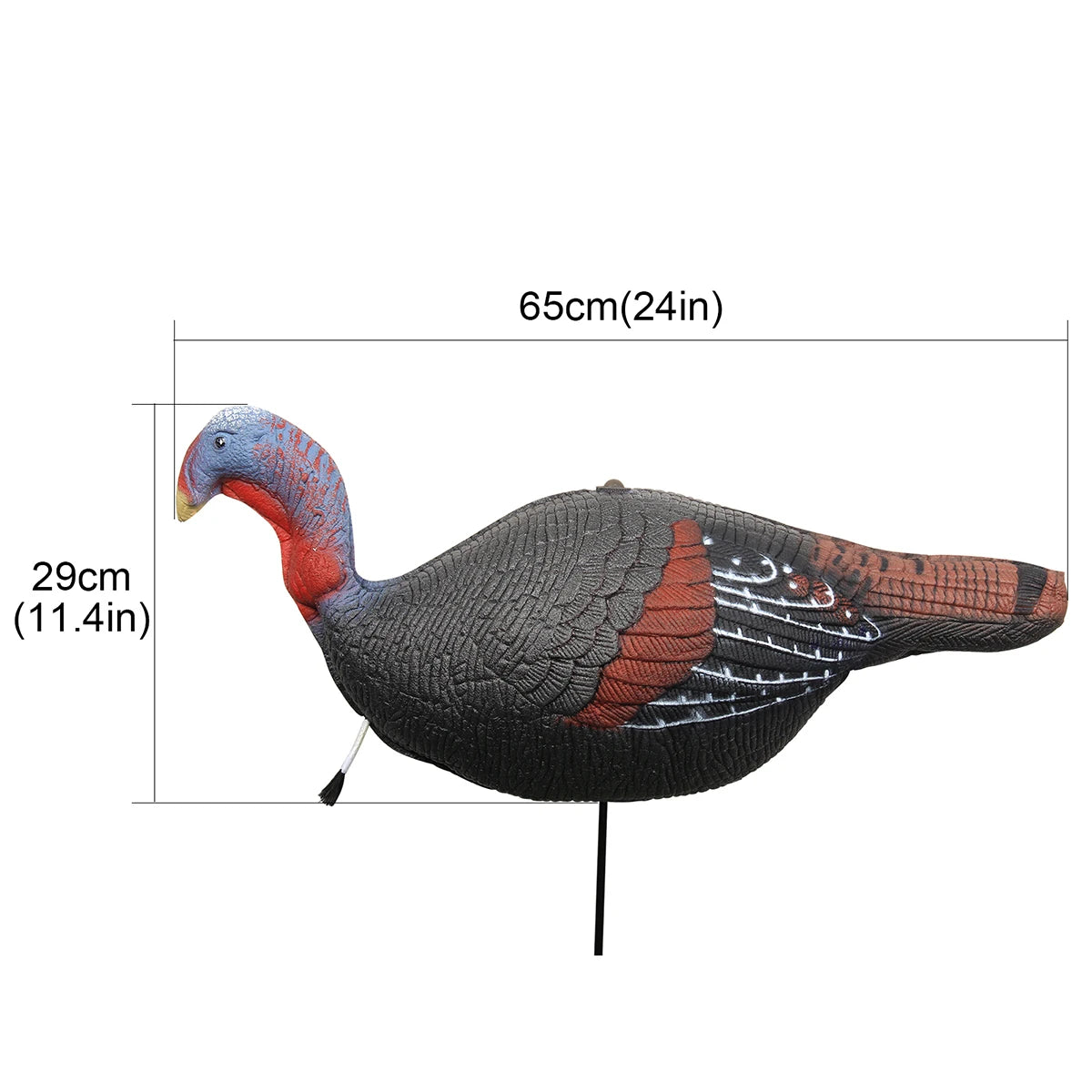 Realistic Jake and Hen (Pair) Turkey Decoys