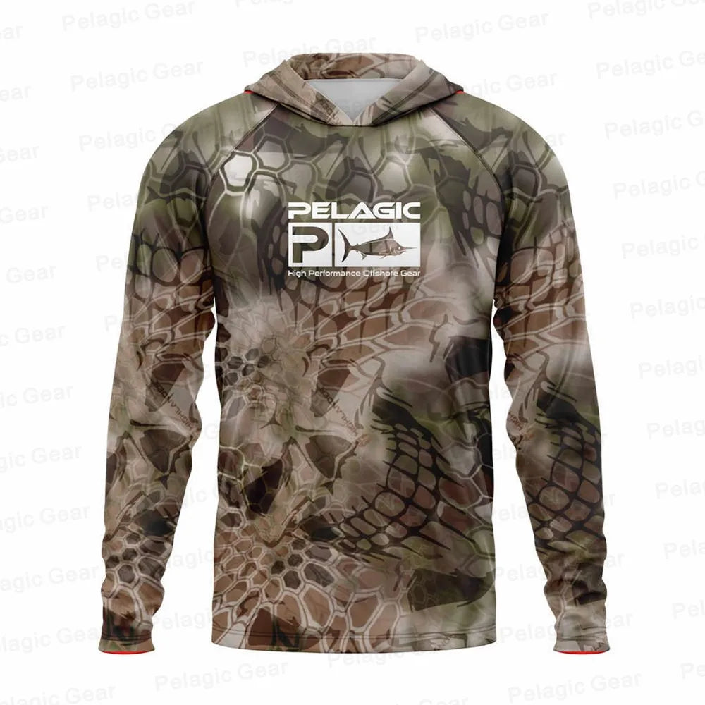 Pelagic Fishing Shirt w/ Hoodie