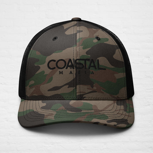 Coastal Mafia Camo Hat (Black)