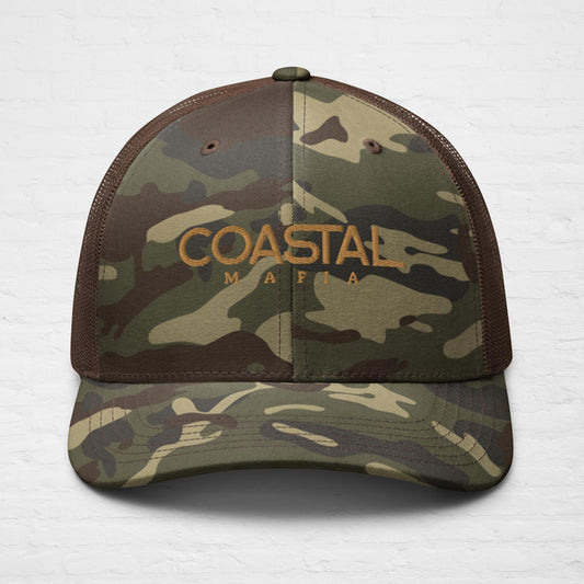 Coastal Mafia Camo Hat (Brown/Olive)